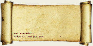 Kristina Udovičić vizit kartica